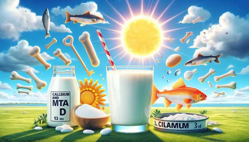 Kalcium a vitamin D: Spojenci pro pevné a zdravé kosti