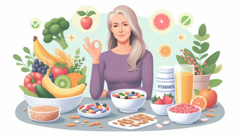 Výživa a vitamíny v období menopauzy: Jak zmírnit příznaky